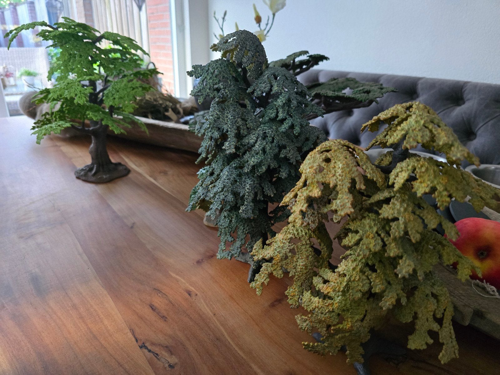 schleich dieren bomen, Ophalen of Verzenden, Zo goed als nieuw, Hond of Kat, Beeldje of Figuurtje