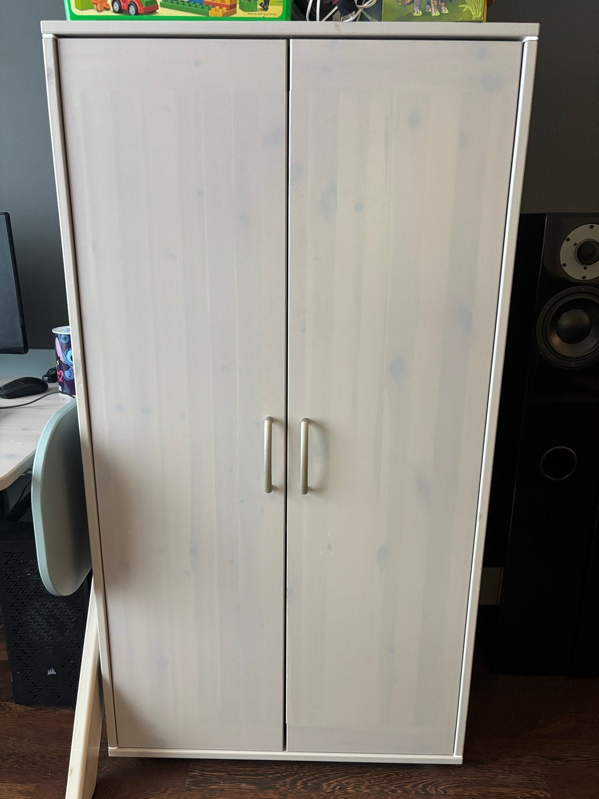 Flexa Classic Kast / Kledingkast White Wash (133x73x57 cm), Ophalen of Verzenden, Gebruikt