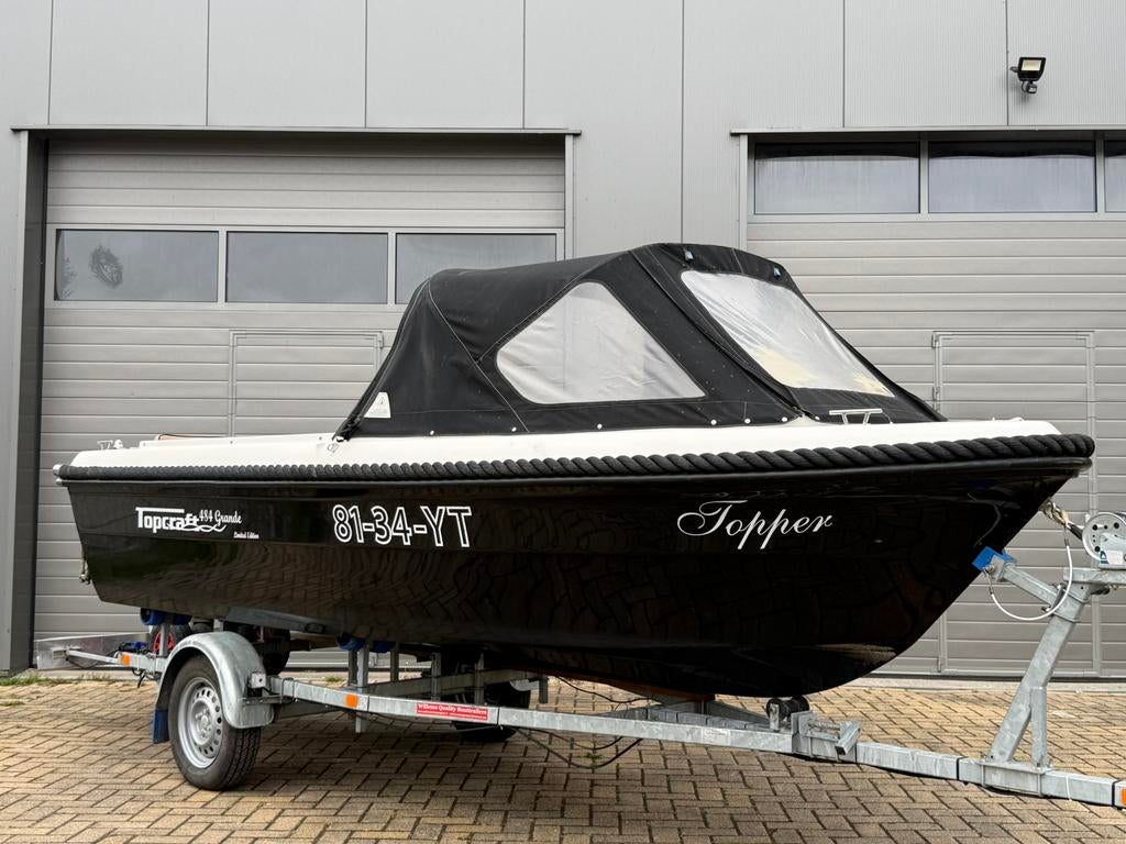 Topcraft 484 Grande Limited | Tohatsu 15PK | iTrailer |, Ophalen, 10 tot 30 pk, Gebruikt, 3 tot 6 meter