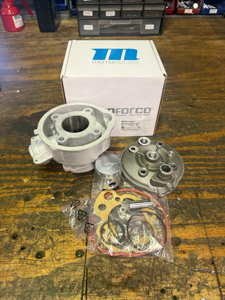 Motoforce 50cc Aluminium Cilinder AM6 STD, Am6, Am6, Nieuw, Ophalen of Verzenden