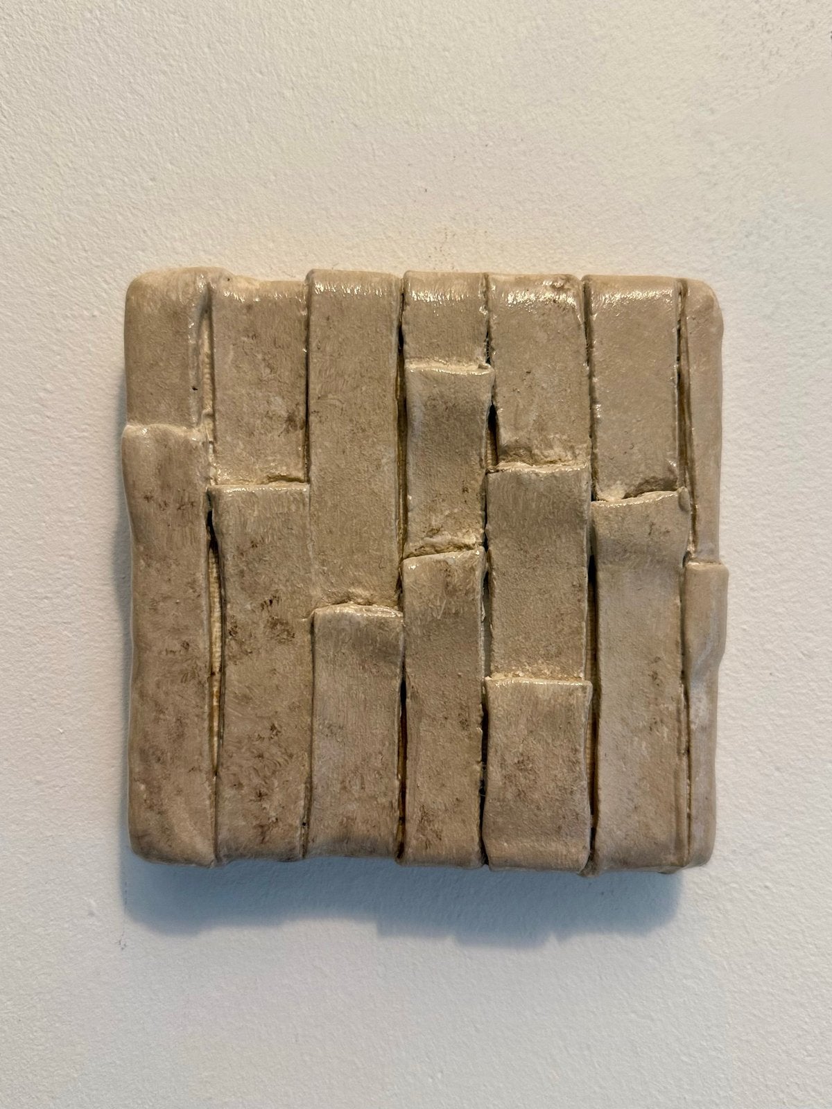 Kunstwerkje Macchiato fragments, 10x10 cm, Ophalen of Verzenden