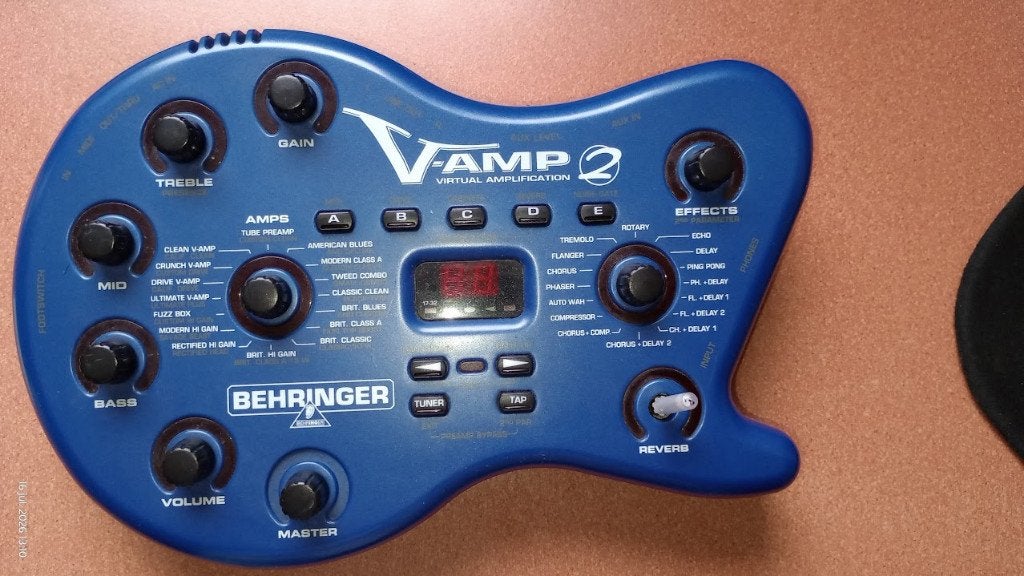Behringer V Amp Guitaarprocessor, Ophalen, Gebruikt, Multi-effect