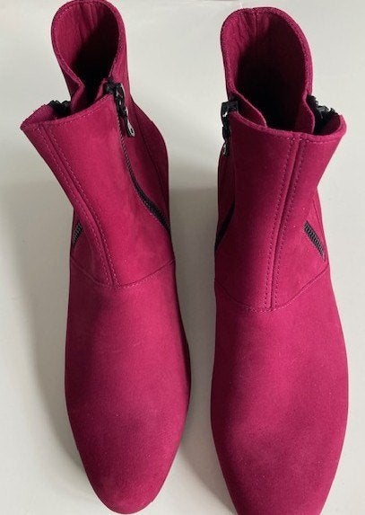 Arche Anykem nubuck roze laarsjes mt 38, sleehak, nieuwstaat, Lage of Enkellaarzen, Ophalen of Verzenden, Zo goed als nieuw, Arche