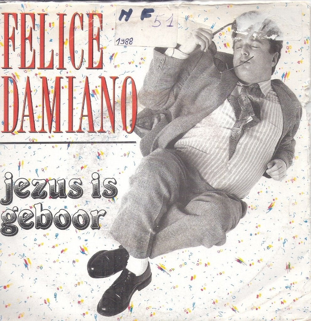 KERST Belgie -Felice Damiano (Dre Steenmans)Jezus Is Geboor, Ophalen, Gebruikt, Nederlandstalig