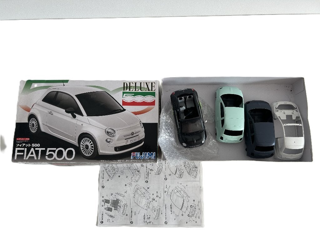 Fujimi 123738 Fiat 500 DX 1/24 4x, Overige merken, Auto, Verzenden, Groter dan 1:32