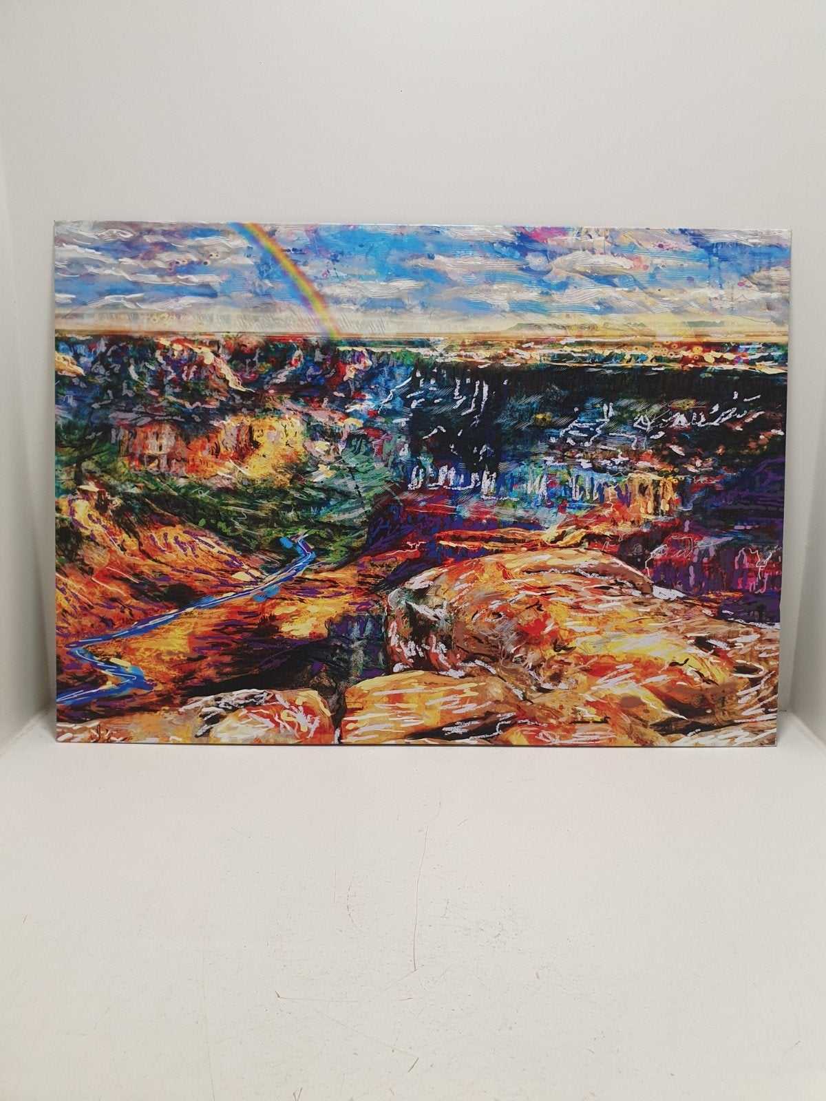 Schilderij Grand Canyon (metaal), Ophalen