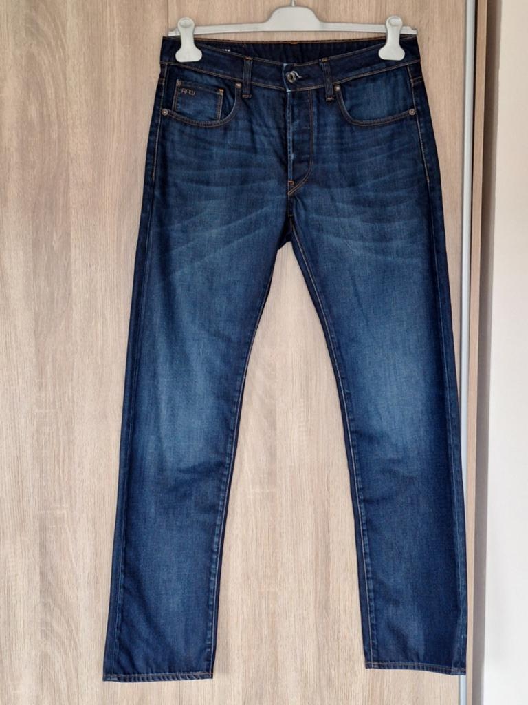 G-star 3301 straight jeans, W31, L32, Ophalen of Verzenden, Zo goed als nieuw, Blauw, W32 (confectie 46) of kleiner