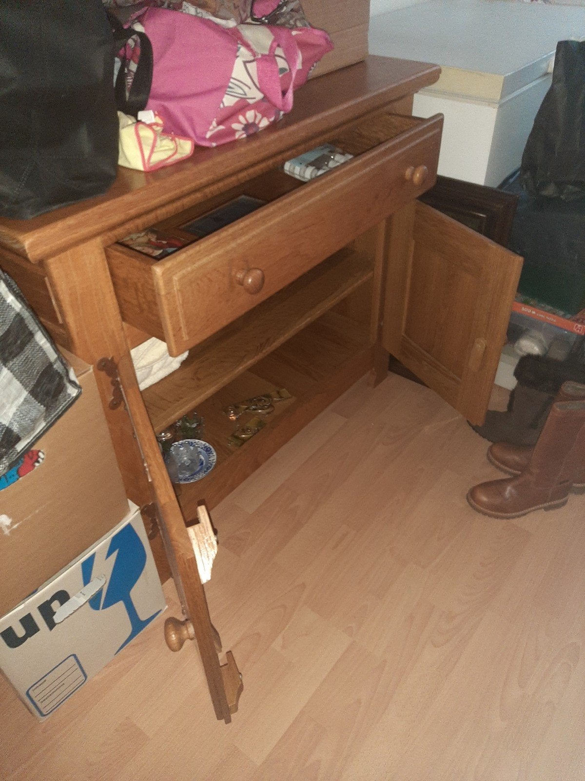 eikenkast oisterwijk kast, Ophalen, Gebruikt, Eikenhout, 40 tot 80 cm