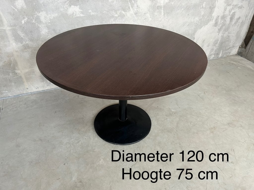 Eettafel Rond 120 cm, Ophalen, Gebruikt