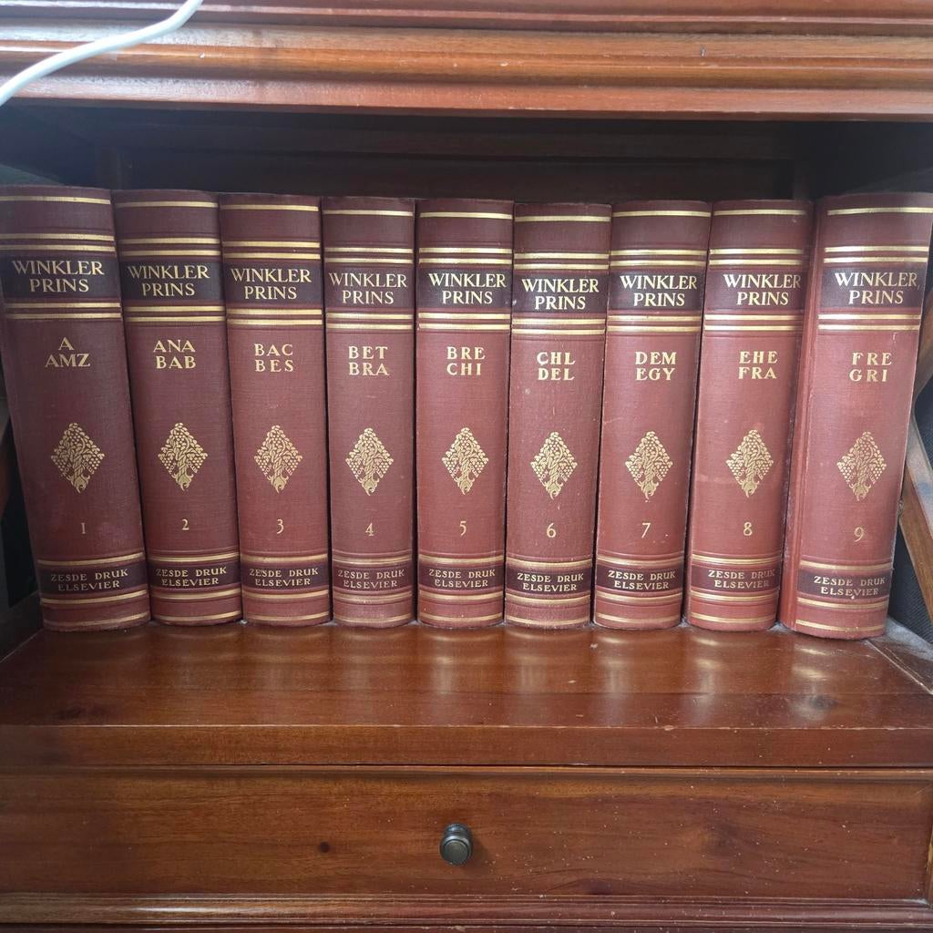 Complete Winkler Prins Encyclopedie - 19 delen (Zesde Druk), Gelezen, Complete serie, Ophalen of Verzenden, Algemeen