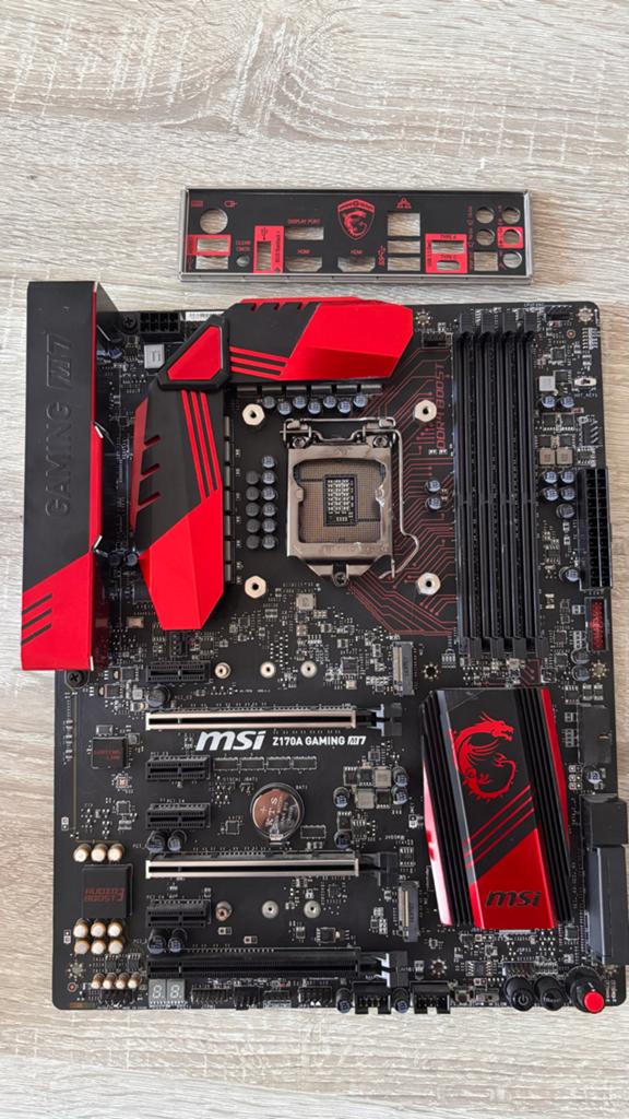 MSI Z170A GAMING M7 Moederbord DDR4, Computers en Software, Moederborden, Ophalen of Verzenden, Zo goed als nieuw, Intel, DDR4