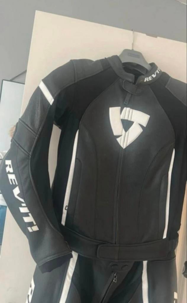 Zo goed als nieuw REV’IT! leren motorpak - Maat 42, Ophalen of Verzenden, Tweedehands, Dames, Combipak