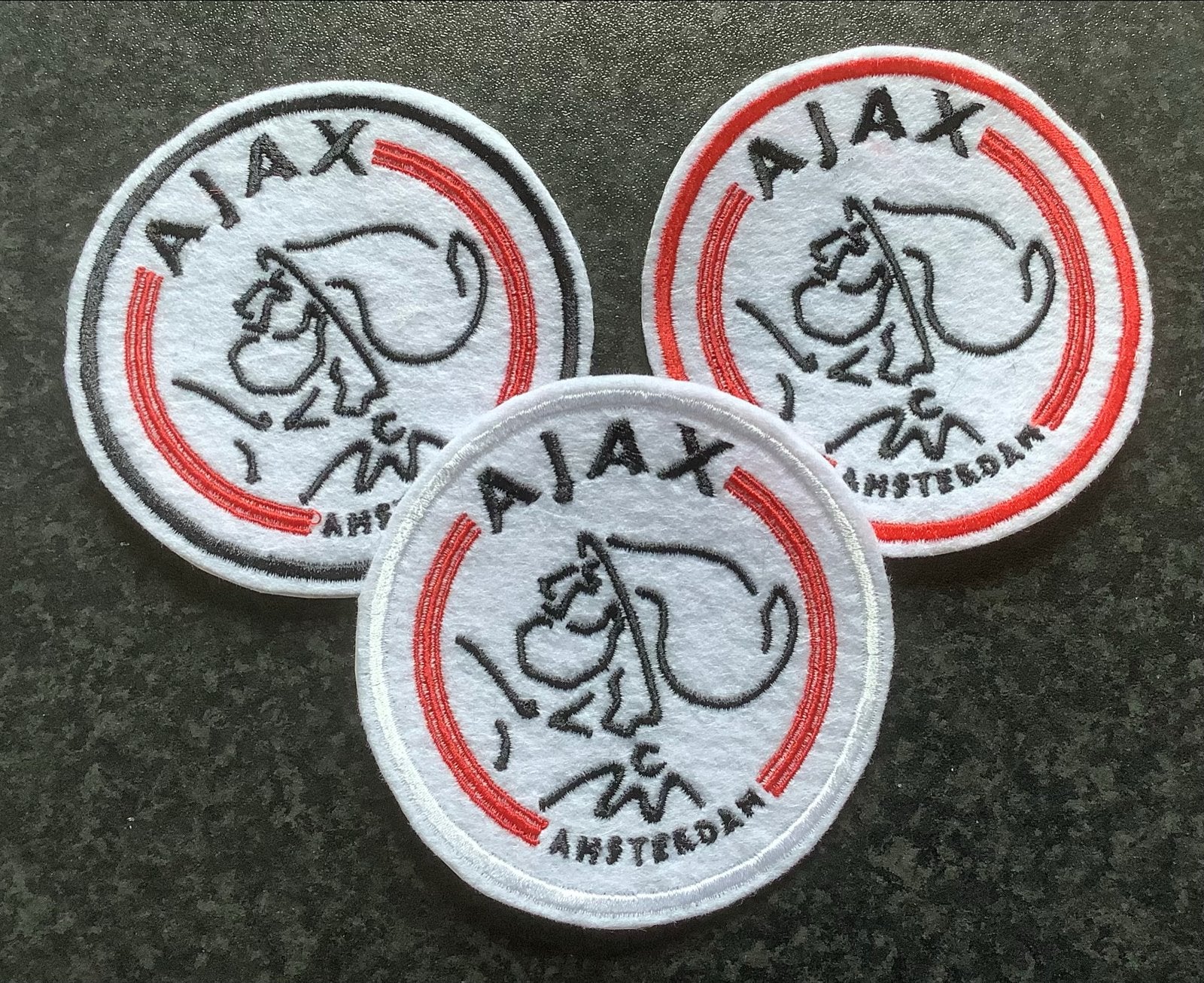 Ajax Geborduurd Logo Strijkpatroon 8 cm, Hobby en Vrije tijd, Ophalen of Verzenden, Nieuw