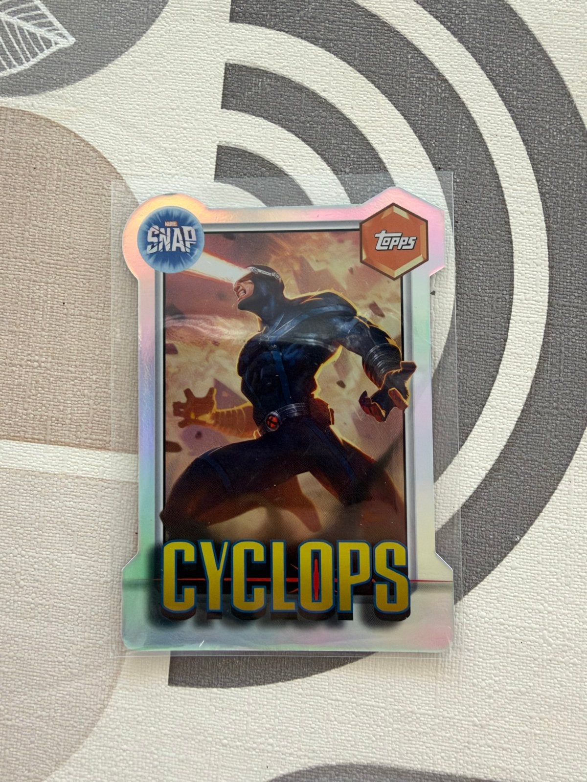 Topps Marvel Neon 2026 Cyclops (Marvel SNAP Insert), Ophalen of Verzenden, Zo goed als nieuw, Losse kaart, Foil
