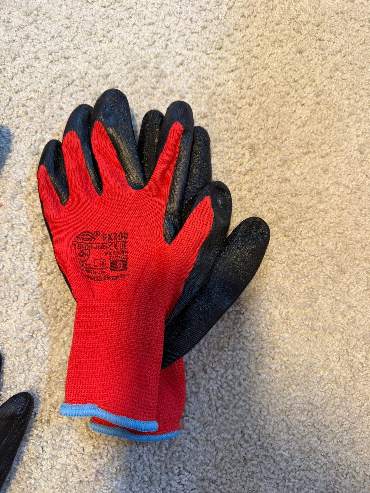 werkhandschoenen met latexcoating 11 voor 7, Ophalen of Verzenden, Nieuw