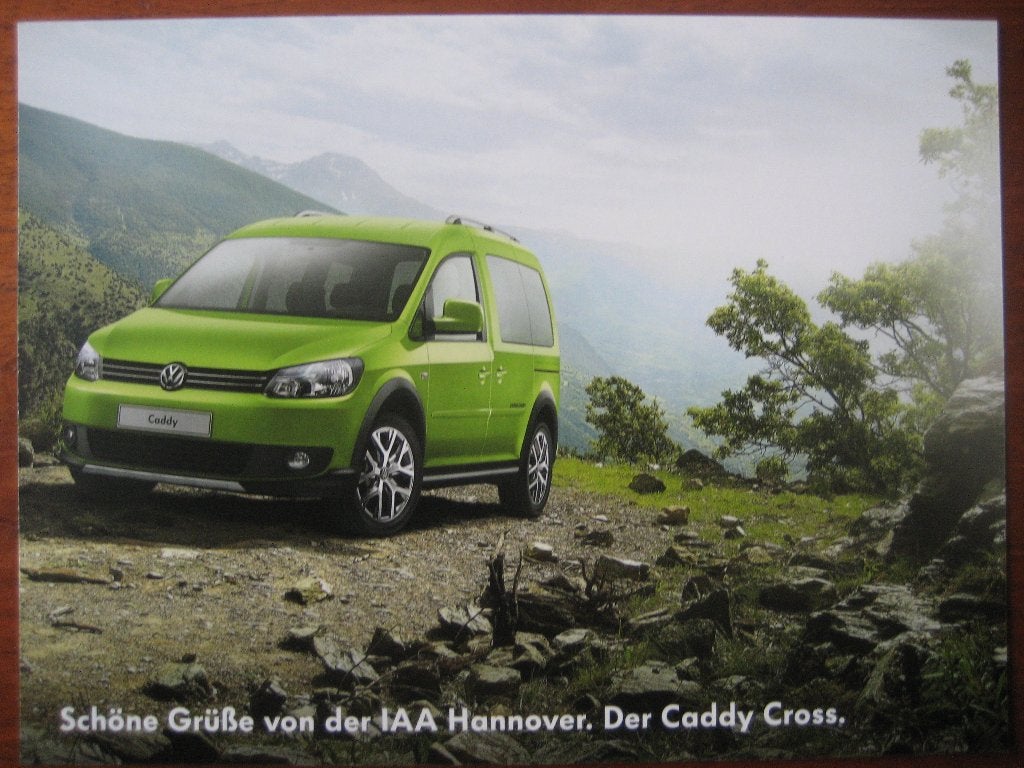 Ansichtkaarten Volkswagen Caddy Cross (2012), Ophalen of Verzenden, Nieuw, Volkswagen