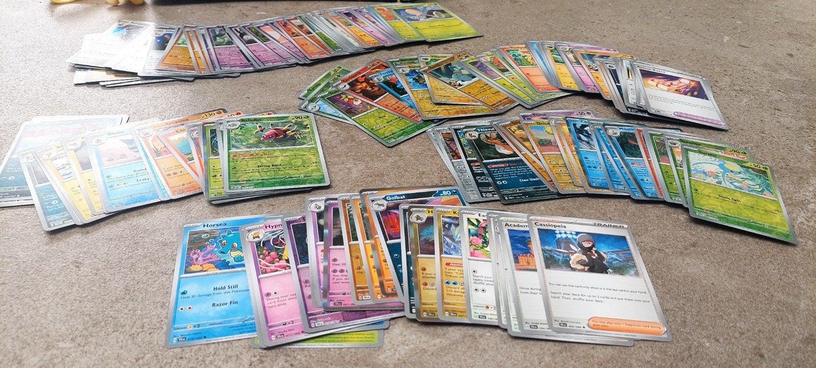 >140 pokemonkaarten waarvan 64x glimmende!, Ophalen of Verzenden, Zo goed als nieuw, Meerdere kaarten