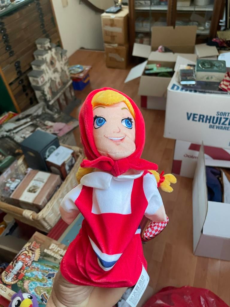 Efteling Roodkapje Poppenkast Pop, Ophalen of Verzenden, Gebruikt, Overige typen
