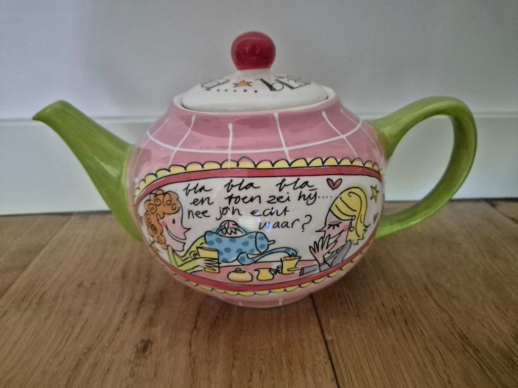 Blond Amsterdam theepot, Ophalen, Zo goed als nieuw, Theepot, Aardewerk