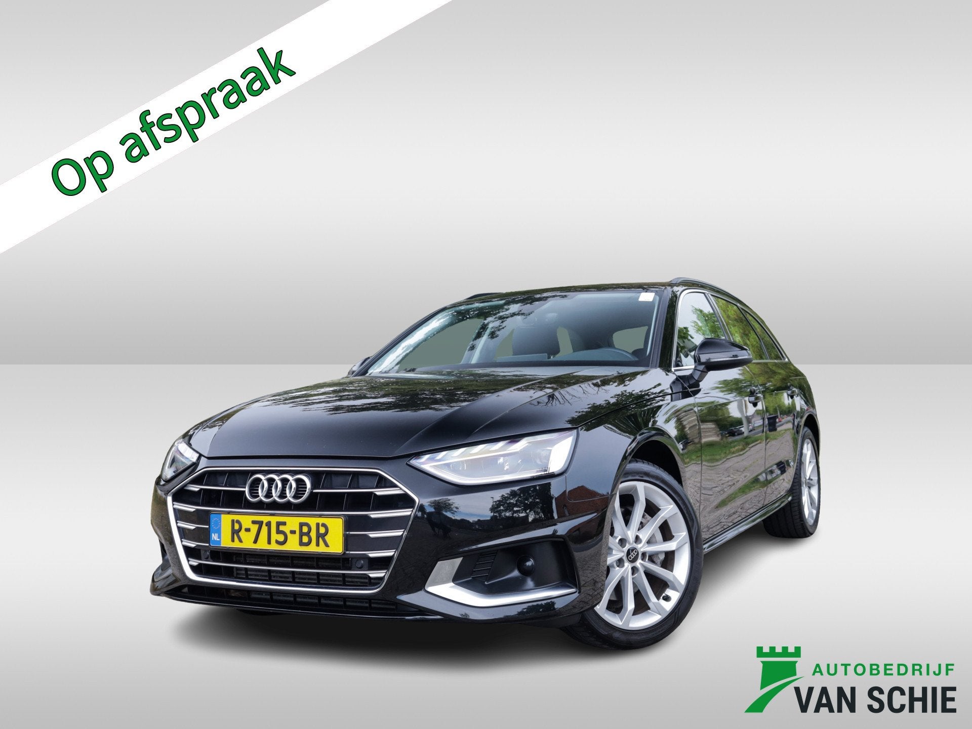 Audi A4 Avant 40 TFSI Advanced Edition 1e-Eig. & Dealer-Onde, Auto's, Audi, Gebruikt, 4 cilinders, A4, Zwart