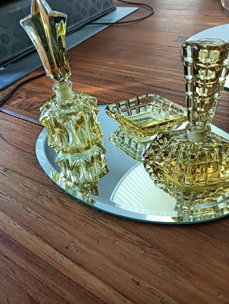 parfumsetje Art Deco, Antiek en Kunst, Ophalen of Verzenden