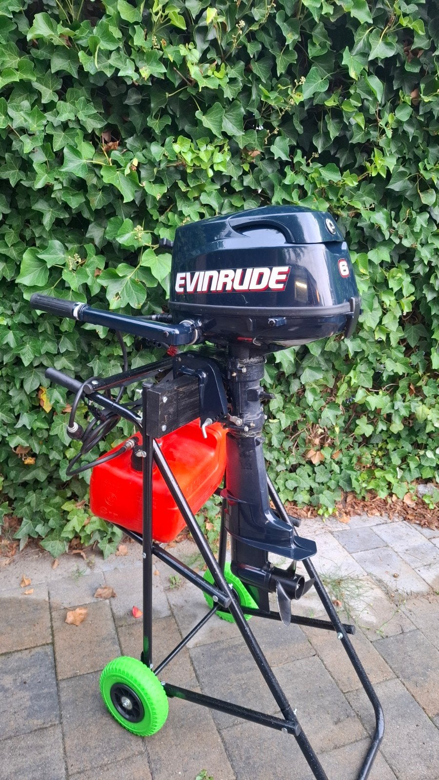 Evinrude 6 PK 4-takt kortstaart - 2012 - Met groot onderhoud, Watersport en Boten, 5 tot 10 pk, Viertaktmotor, Ophalen of Verzenden