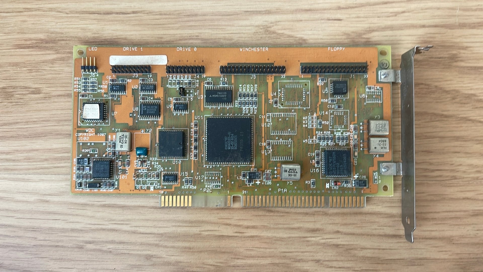 ISA 16-bit FD/HD controller MFM/RLL Western Digital, Computers en Software, Vintage Computers, Ophalen of Verzenden