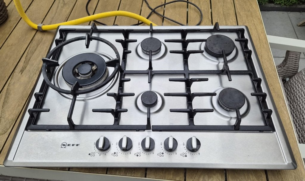 Neff gaskookplaat, Witgoed en Apparatuur, Kookplaten, Ophalen, Gebruikt, Inbouw, Gas