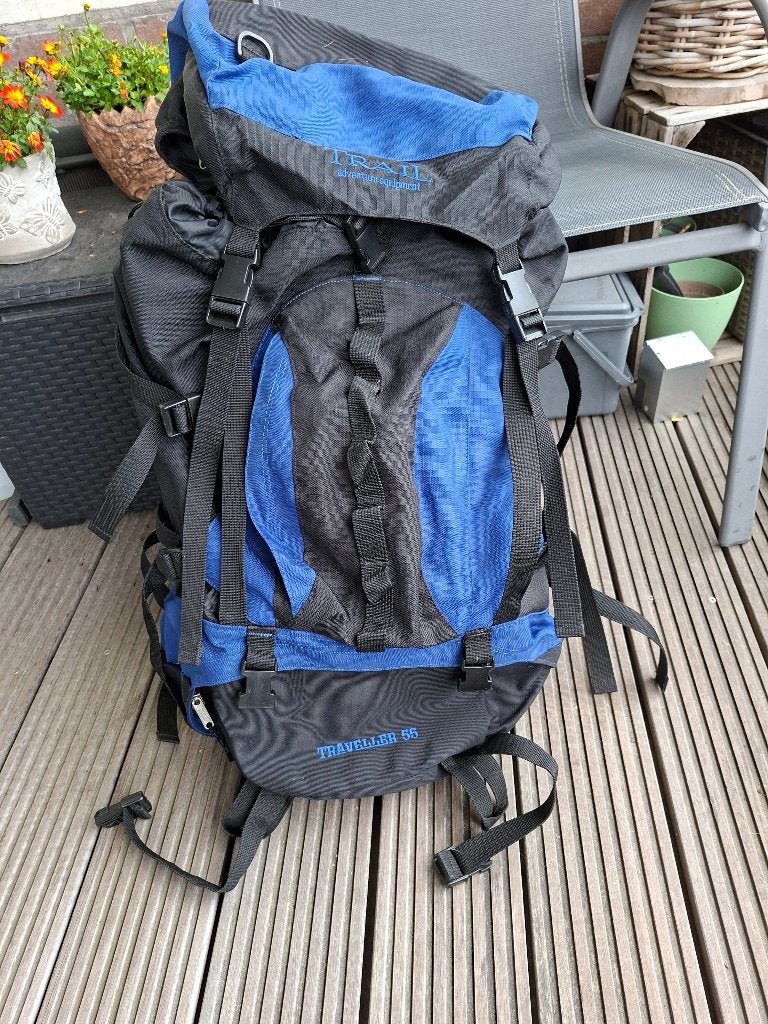 Trail adventure equipment backpacker rugzak, 40 cm of meer, Gebruikt, Trekking, Ophalen