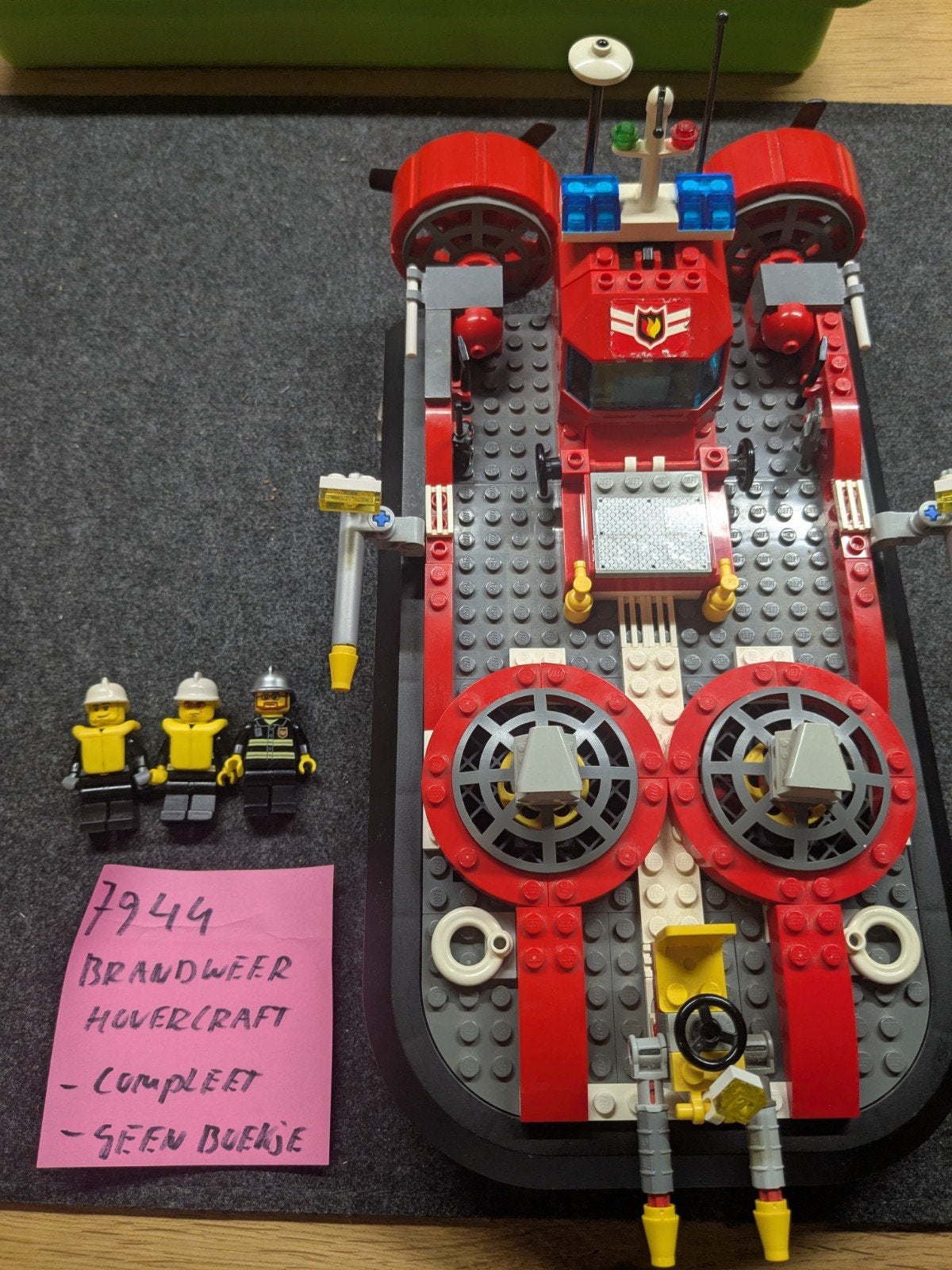 Lego 7944 Brandweer Hovercraft, Ophalen of Verzenden