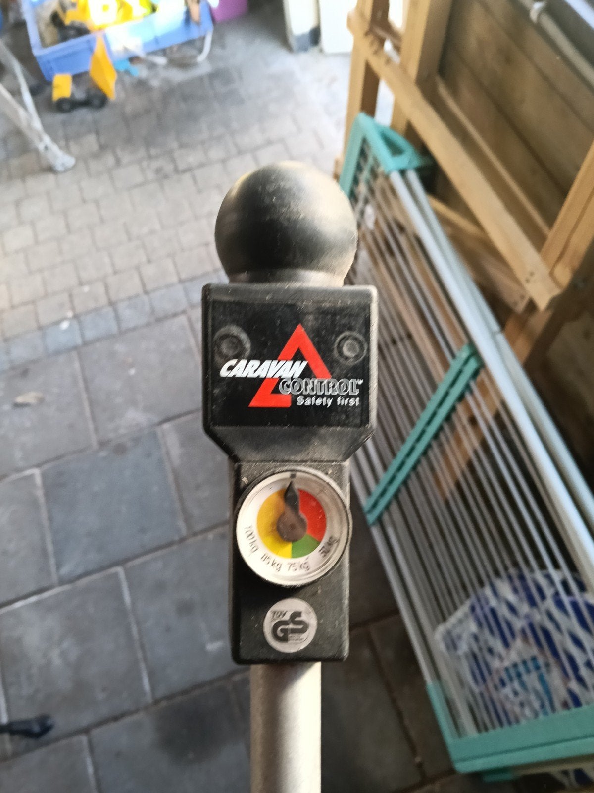 Caravan Control kogeldrukmeter - Veiligheid voorop!, Ophalen of Verzenden, Gebruikt