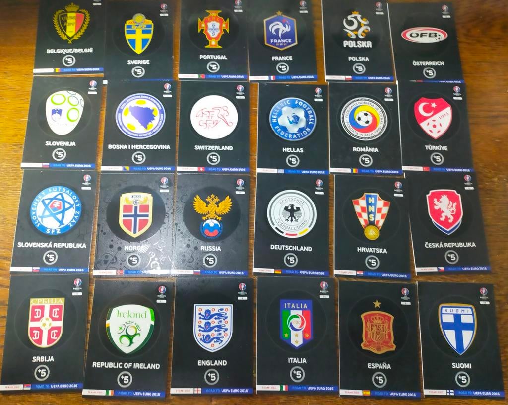 UEFA Euro 2016 teamkaarten, Ophalen of Verzenden, Buitenlandse clubs