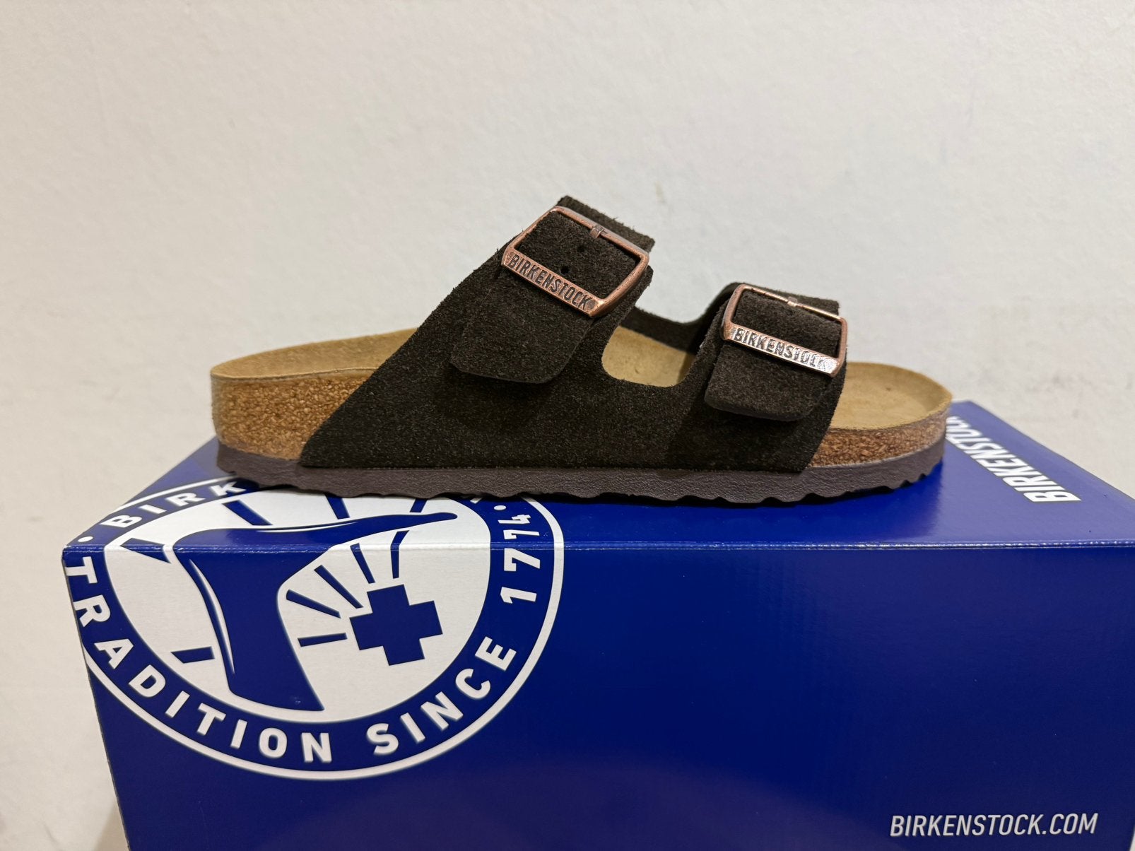 Te koop nieuwe Birkenstock Arizona Mocca, Postlaan 3, Birkenstock, Nieuw, Ophalen of Verzenden