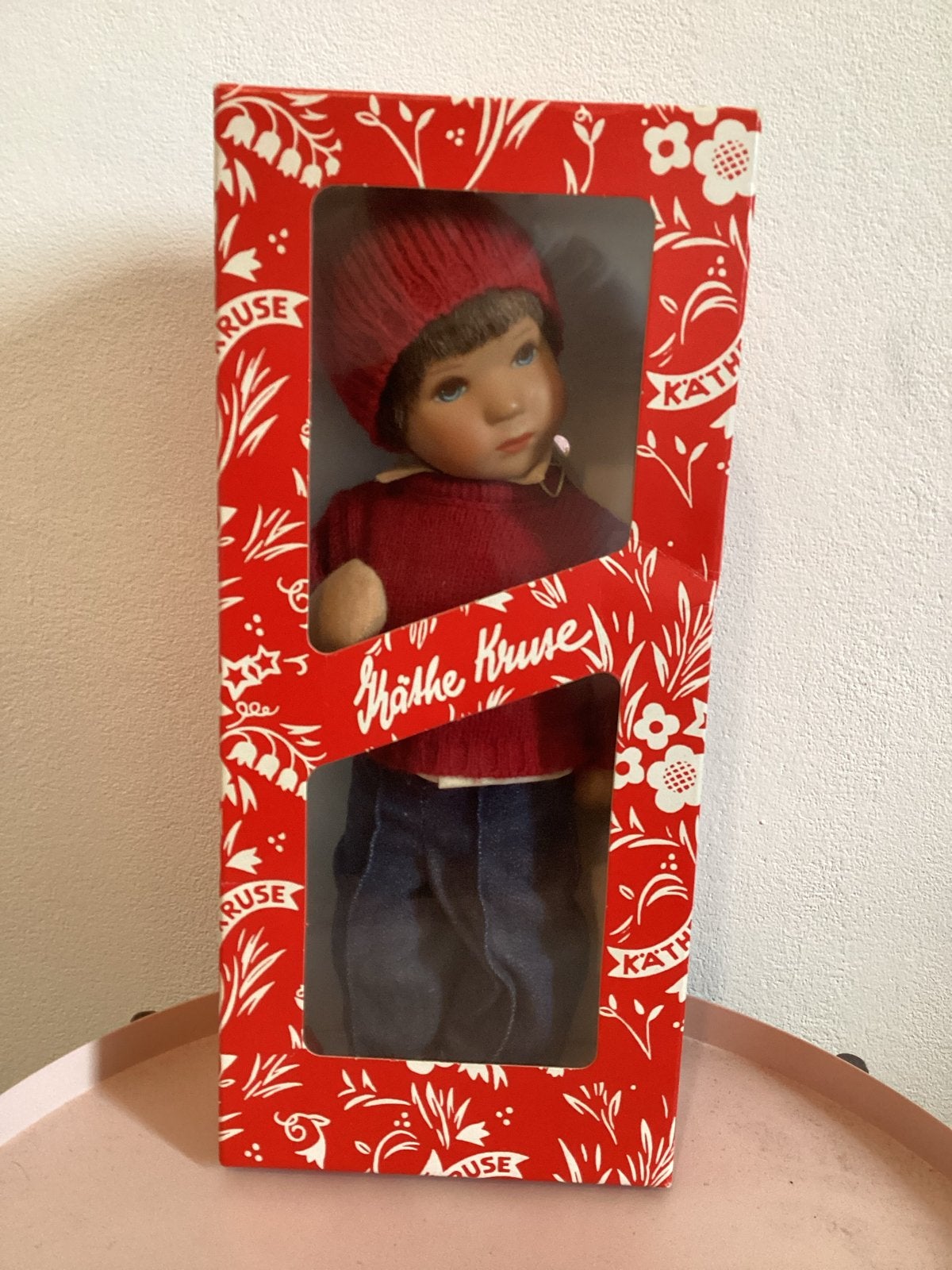 Originele Käthe Kruse pop in doos - Zo goed als nieuw, Verzenden, Zo goed als nieuw, Pop