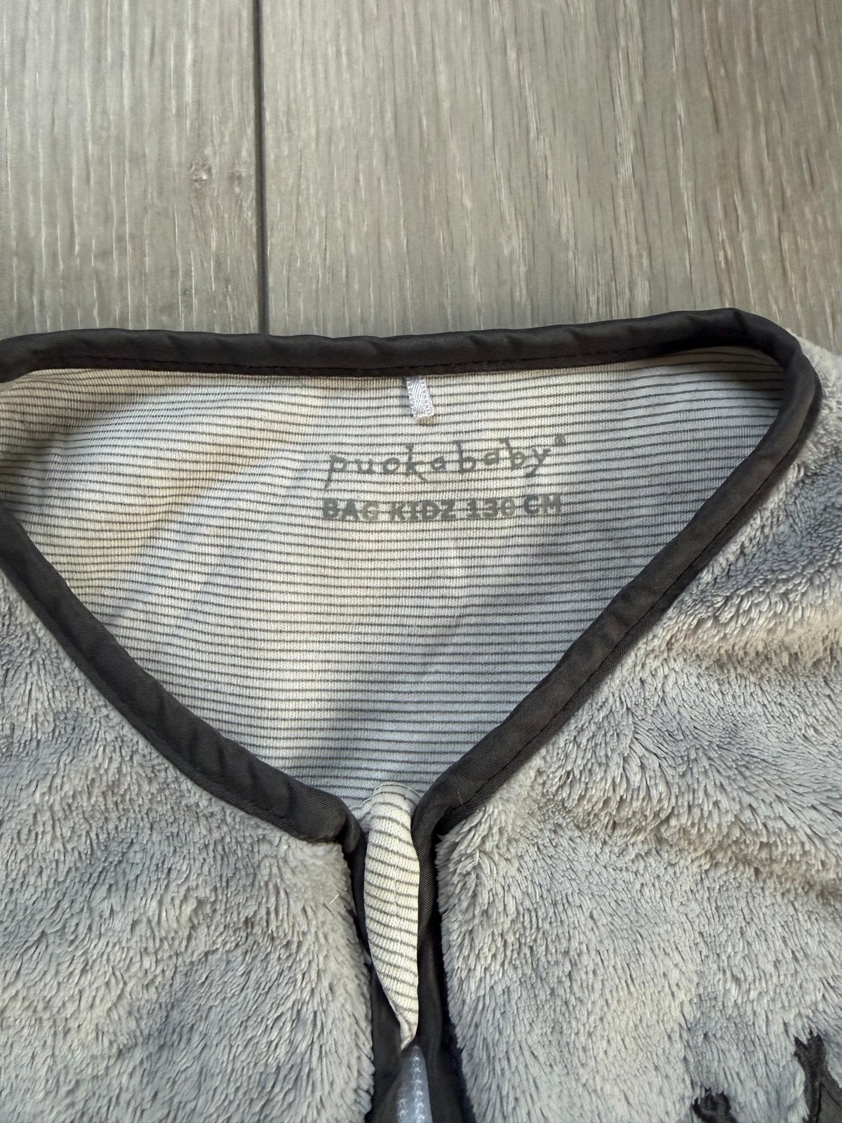 Puckababy Bag Kidz slaapzak 130 cm - Grijs, Kinderen en Baby's, Dekens, Slaapzakjes en Inbakerproducten, Puckababy, Ophalen of Verzenden