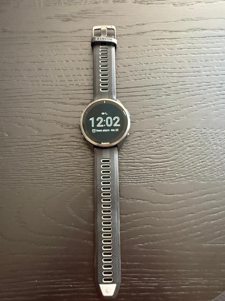 Garmin horloge forerunner 965 carbon, Overige materialen, Polshorloge, Overige materialen, Zo goed als nieuw