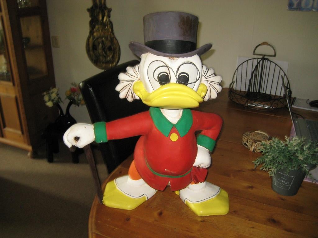 beeld Dagobert Duck,Net Terug, Disney Land. 50,=, Ophalen, Gebruikt, Fantasy