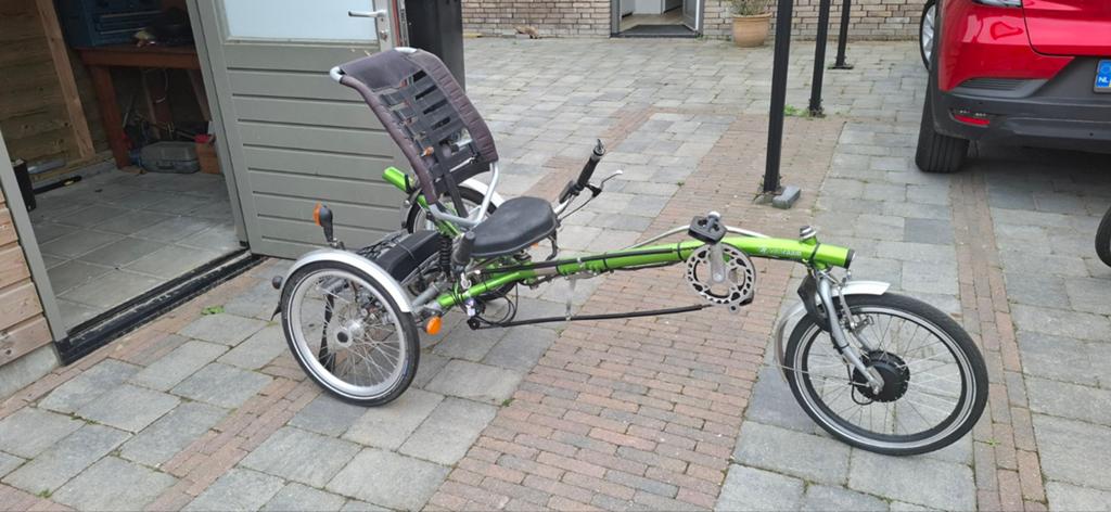 Driewieler fiets elektrische  vanraam, Ophalen of Verzenden