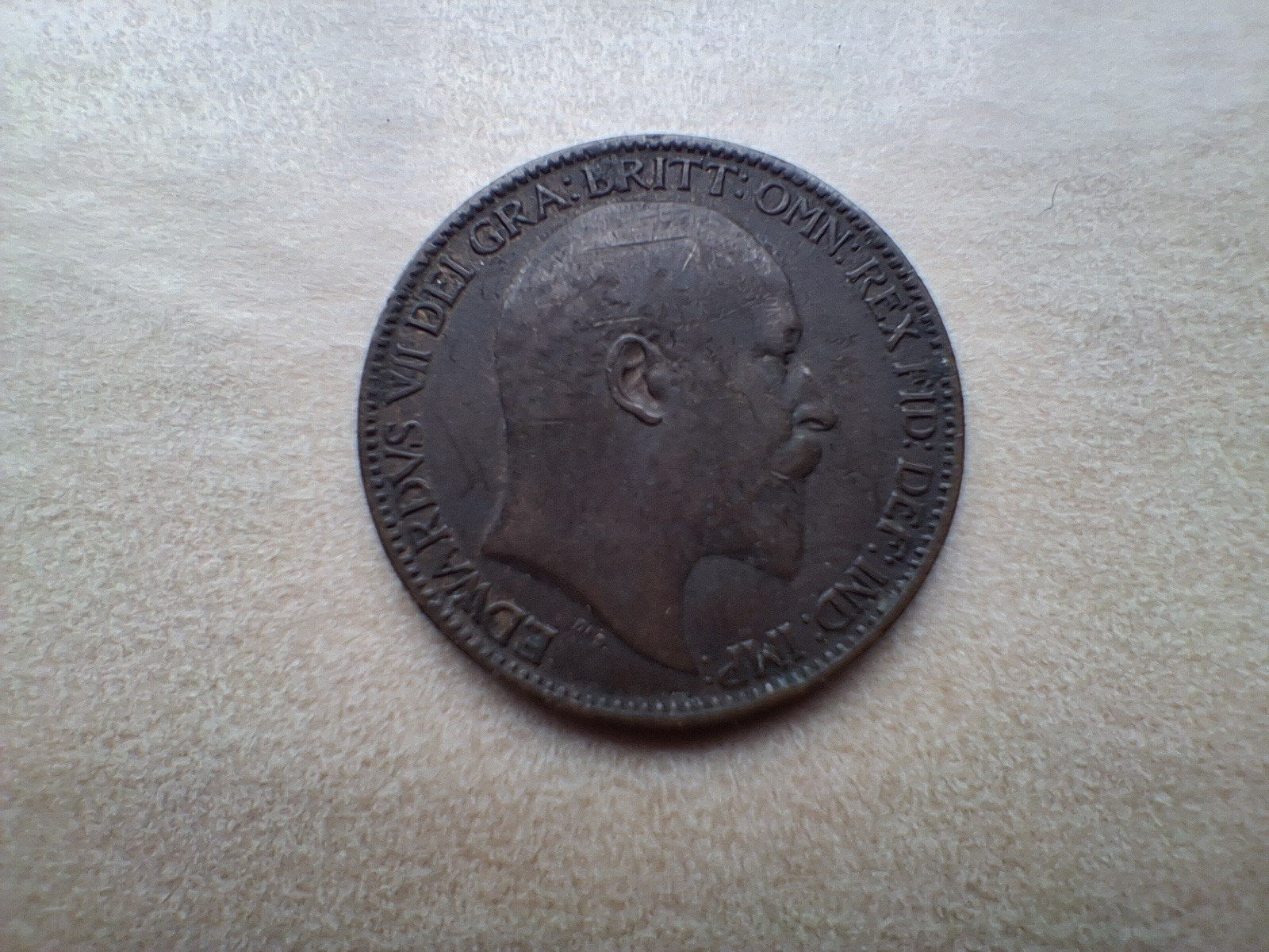Britse Farthing uit 1904 - Edward VII, Ophalen of Verzenden, Overige landen, Losse munt