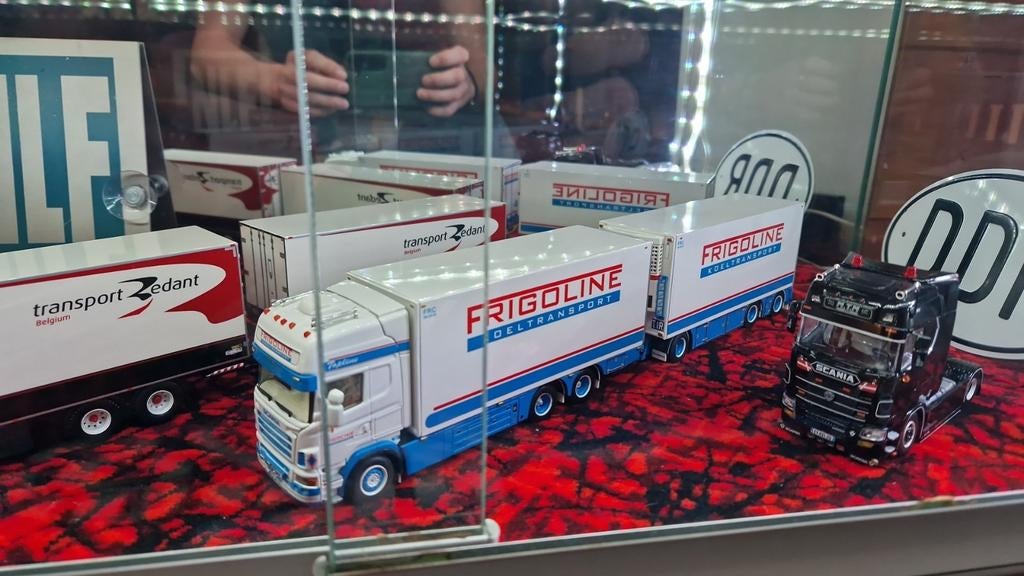WSI Scania frigoline combi, Verzenden, Zo goed als nieuw, Bus of Vrachtwagen, Wsi