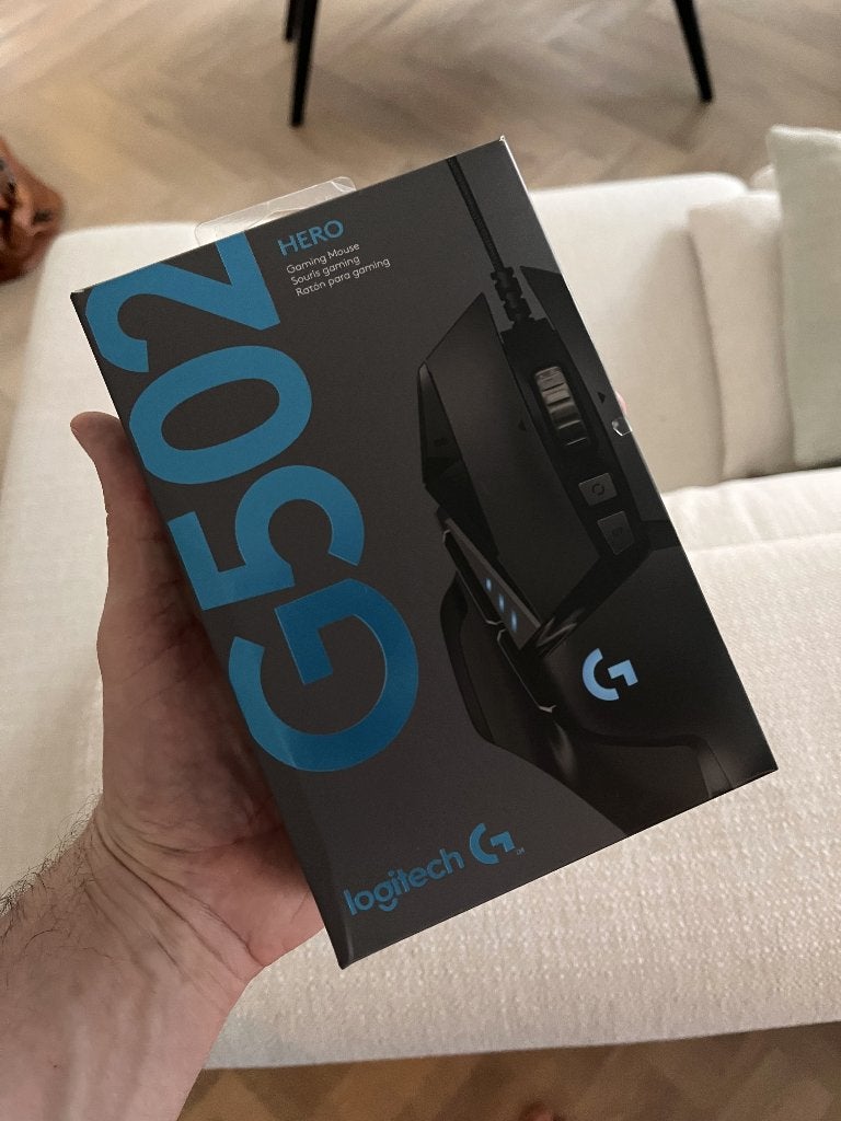 Logitech G502 Hero Zwart, Computers en Software, Rechtshandig, Muis, Gebruikt, Logitech.