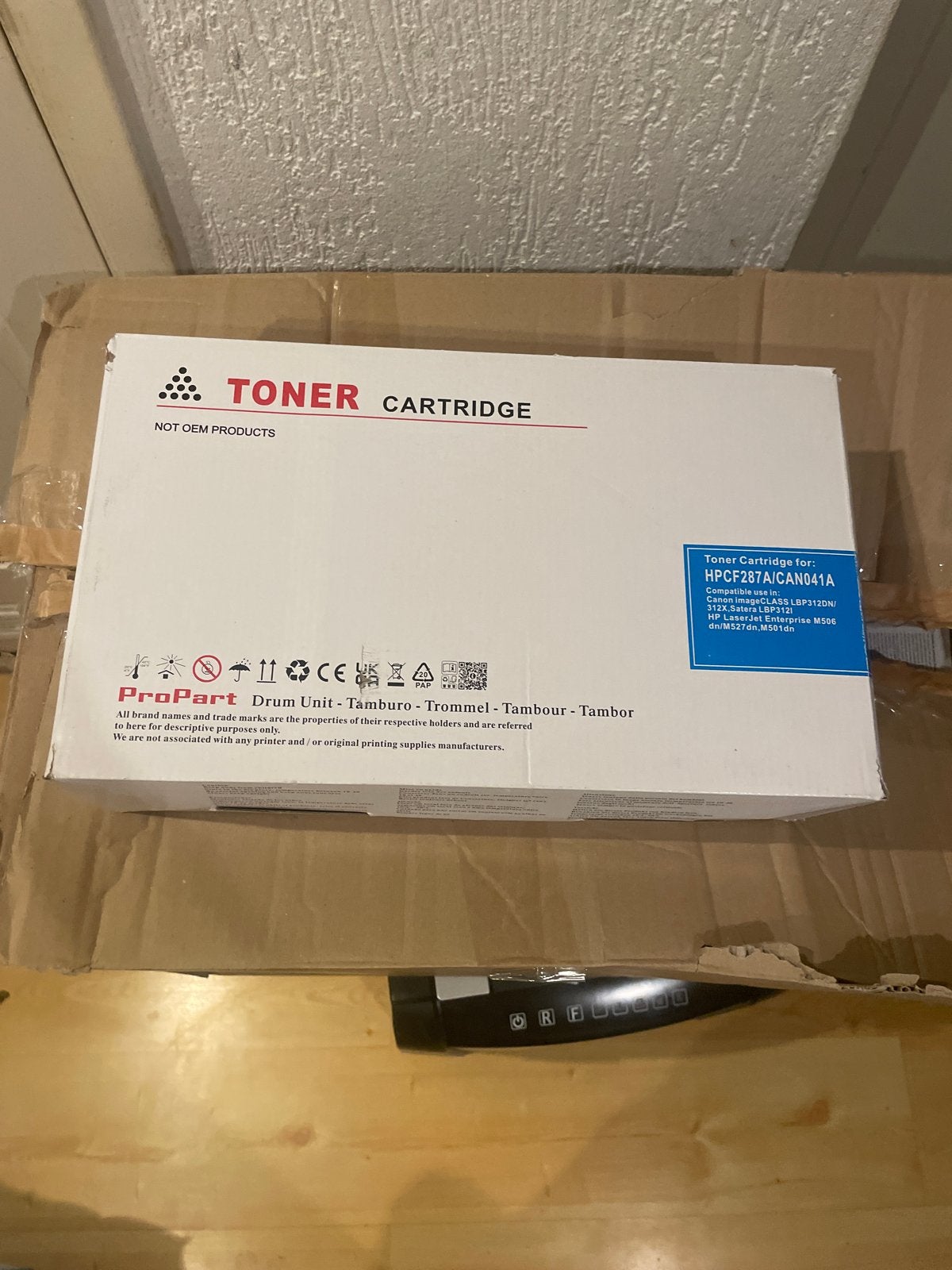 HP 87a toner compatibel HPCF287a / CAN041A, Ophalen of Verzenden, Nieuw, Laserprinter, Printer