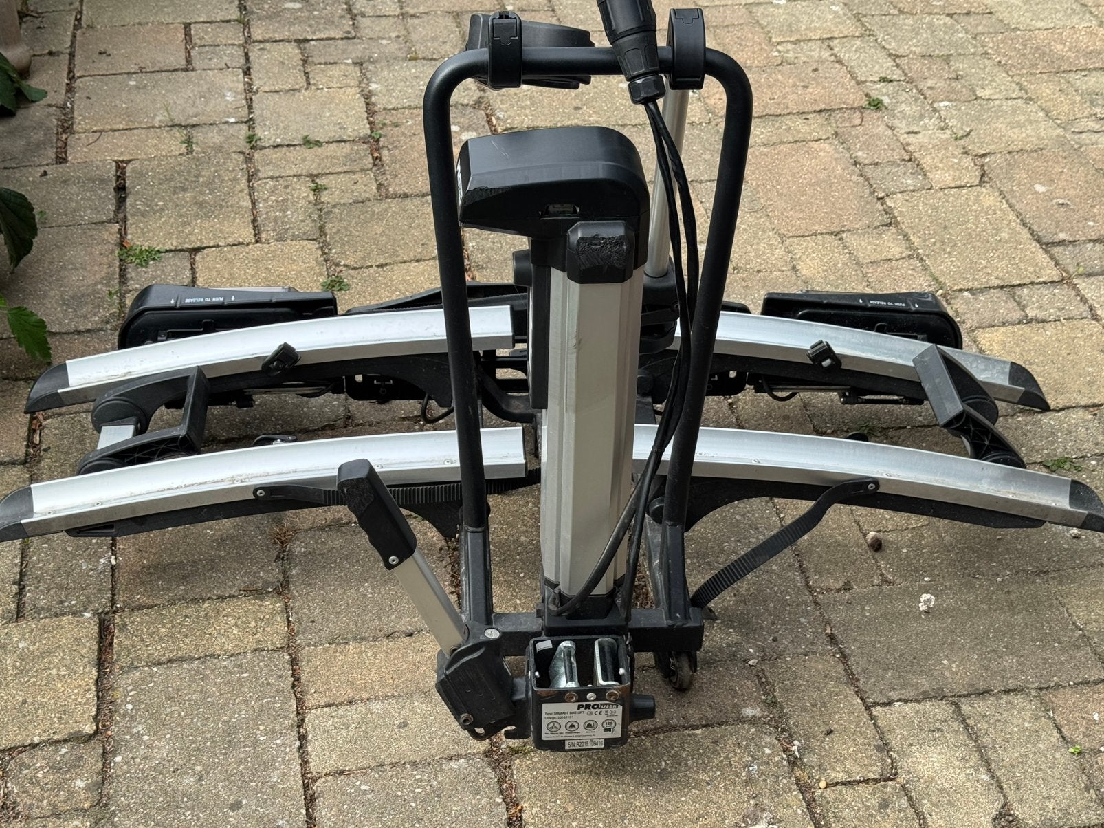 Pro-user diamant bike lift, Ophalen, Gebruikt, 2 fietsen, Trekhaakdrager