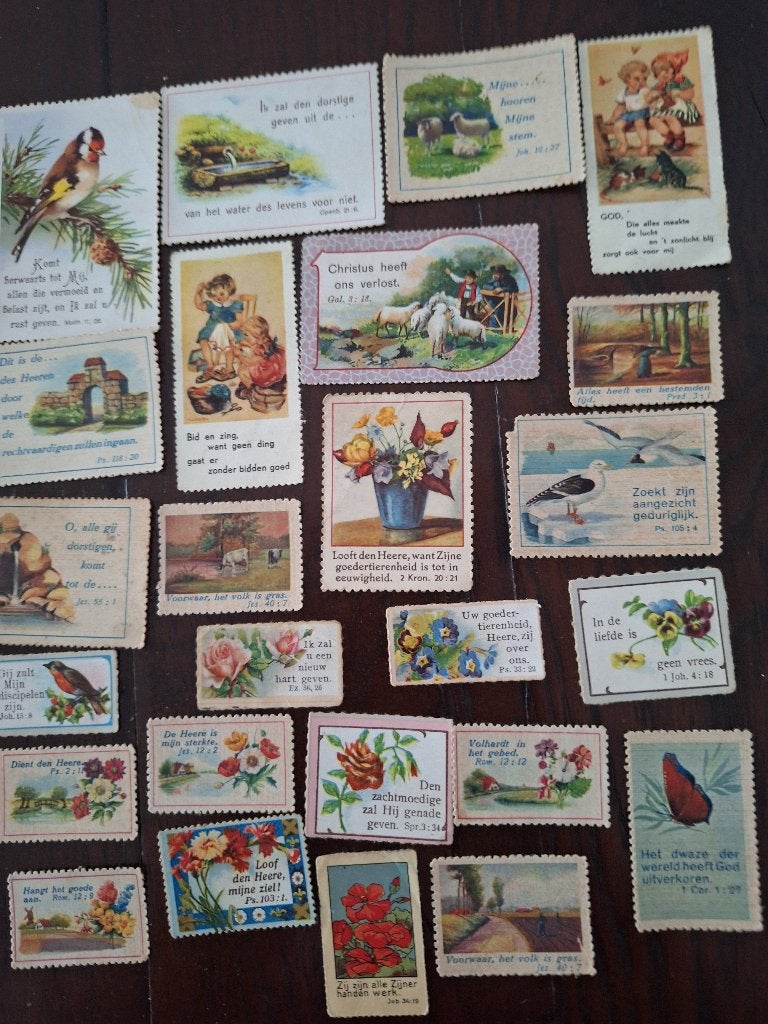 Zondagsschoolplaatjes, Verzamelen, Religie, Ophalen of Verzenden, Gebruikt, Kaart of Prent