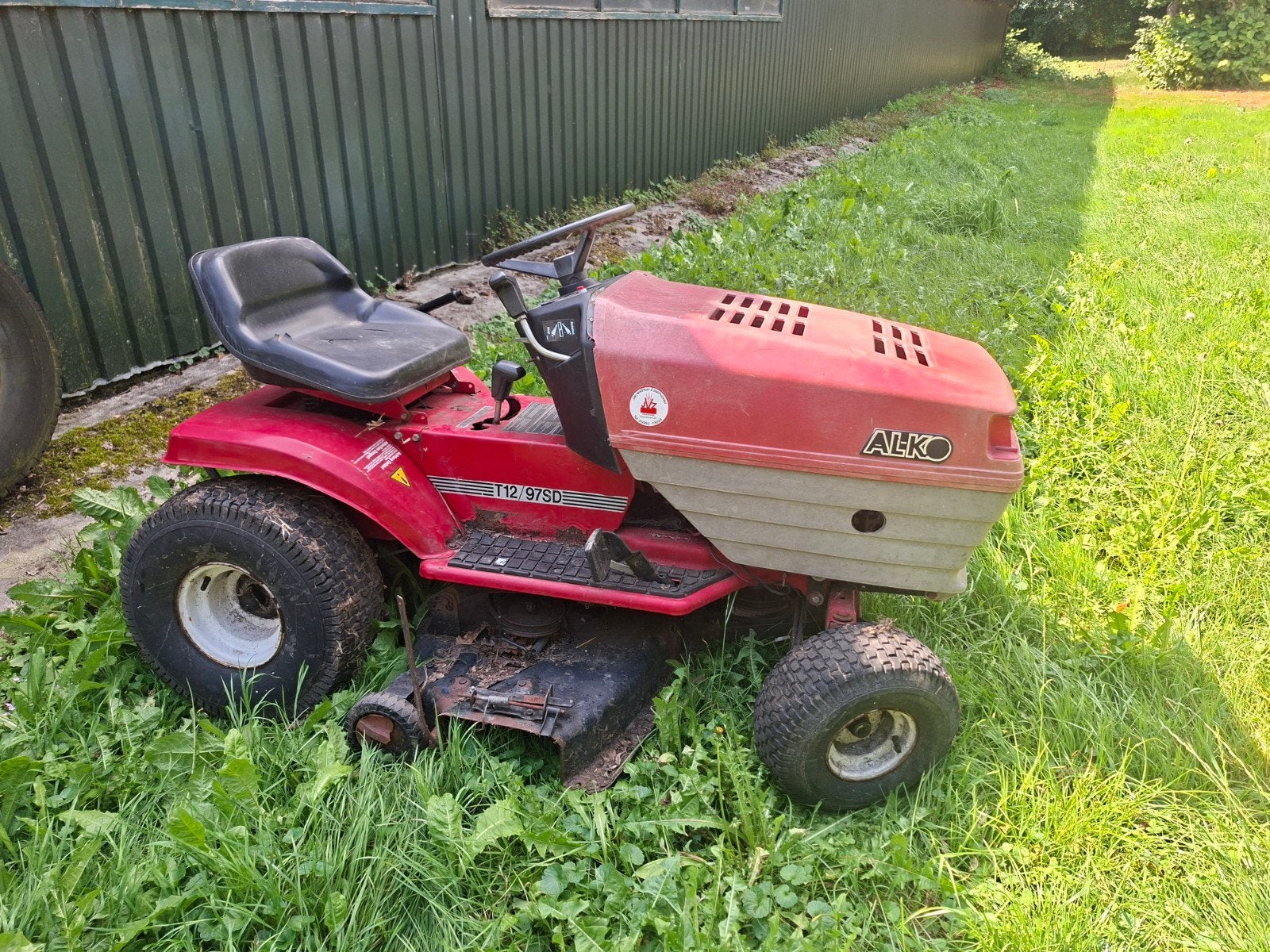 gazonmaaier Alko loop of sloop met goede Honda motor, Ophalen, Gebruikt, AL-KO, 90 tot 120 cm