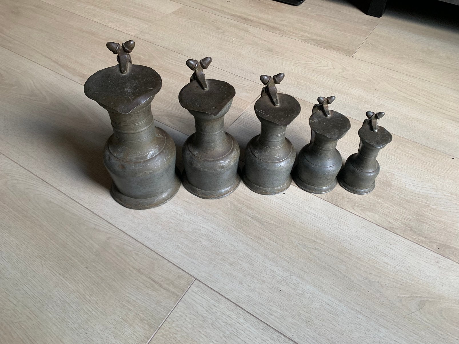 Complete set van klein naar groot, Antiek en Kunst, Ophalen of Verzenden