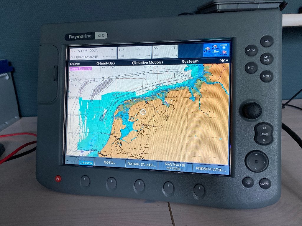 Raymarine C120 Classic Multifunctioneel Display, Watersport en Boten, Ophalen of Verzenden