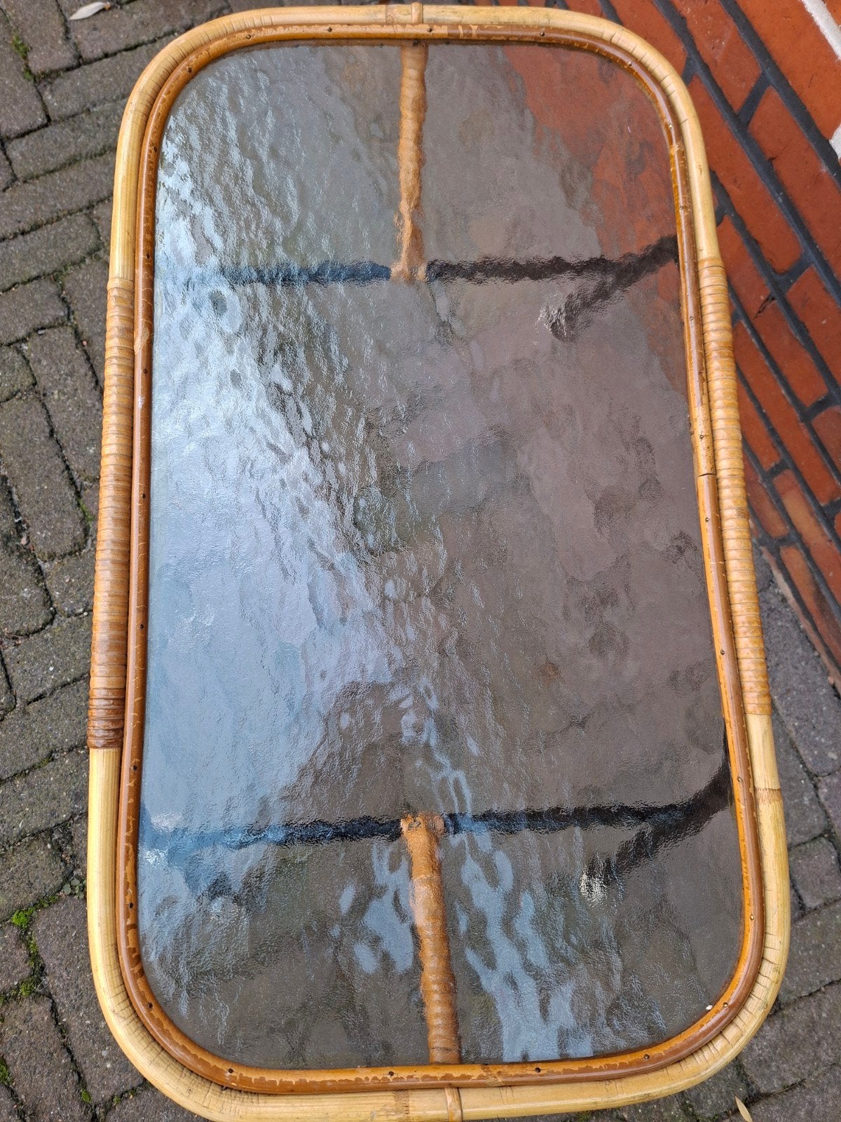 Rotan tafeltje Rohé Noordwolde, Overige materialen, 55 tot 75 cm, Zo goed als nieuw, Ophalen