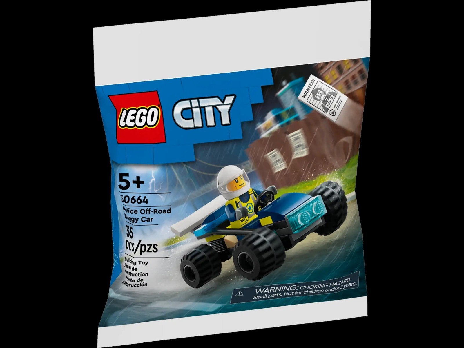 35% Korting op Lego City 30664 Politieterreinbuggy, seald in, City, Lego, Nieuw, Ophalen of Verzenden