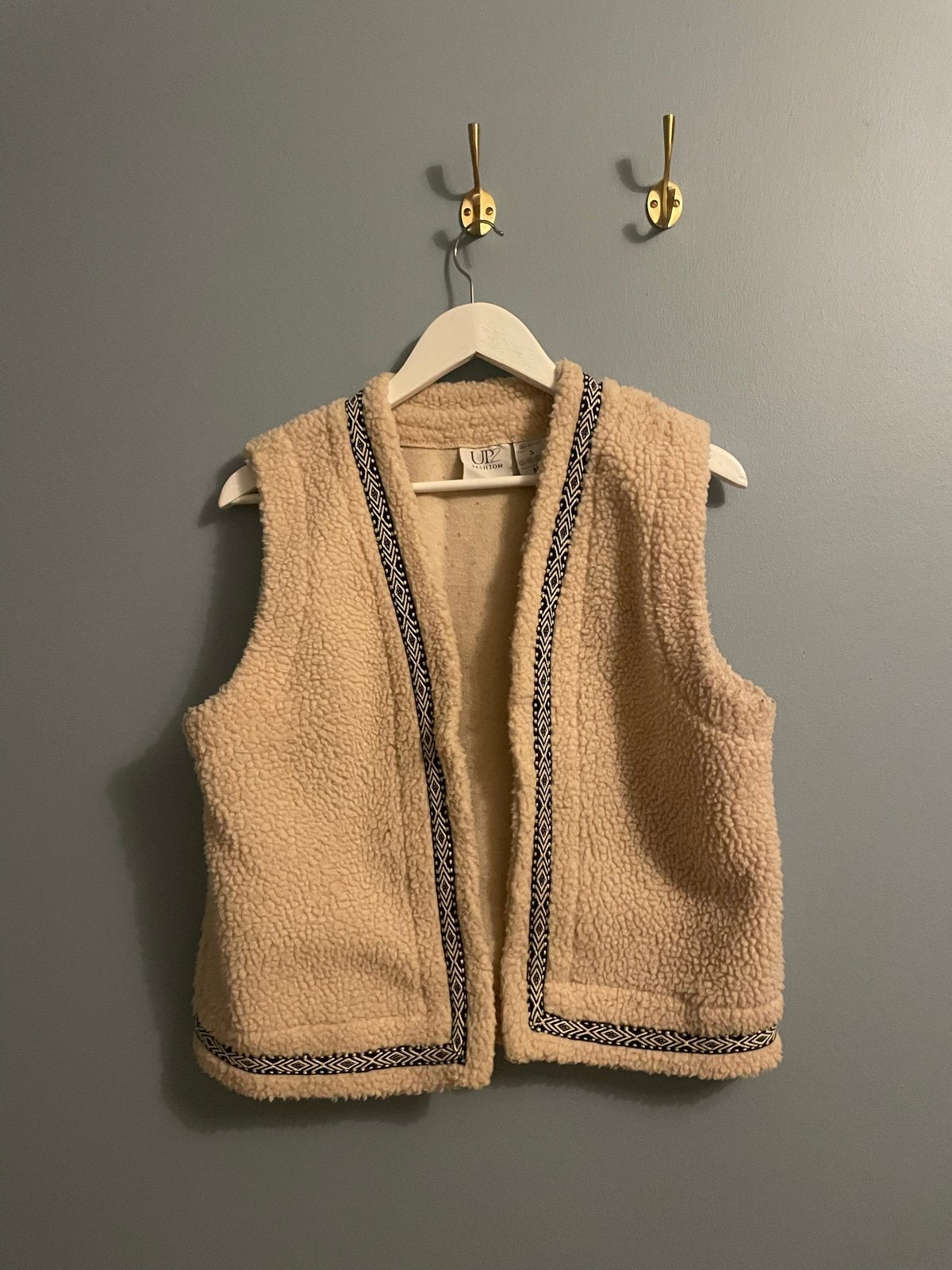 Beige teddy gilet, Kleding | Dames, Bodywarmers, Ophalen of Verzenden, Zo goed als nieuw, Maat 38/40 (M), Beige